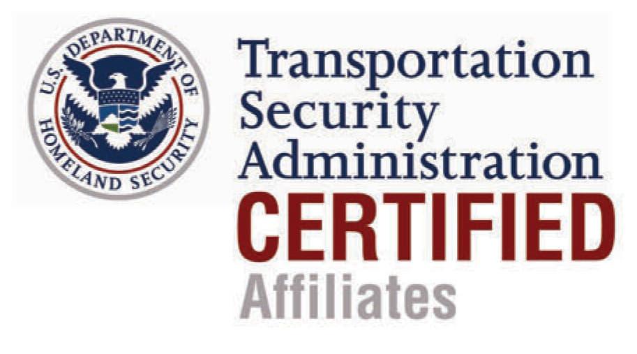 TSA Certified Logo: Demonstrating Our Commitment to Secure Transportation