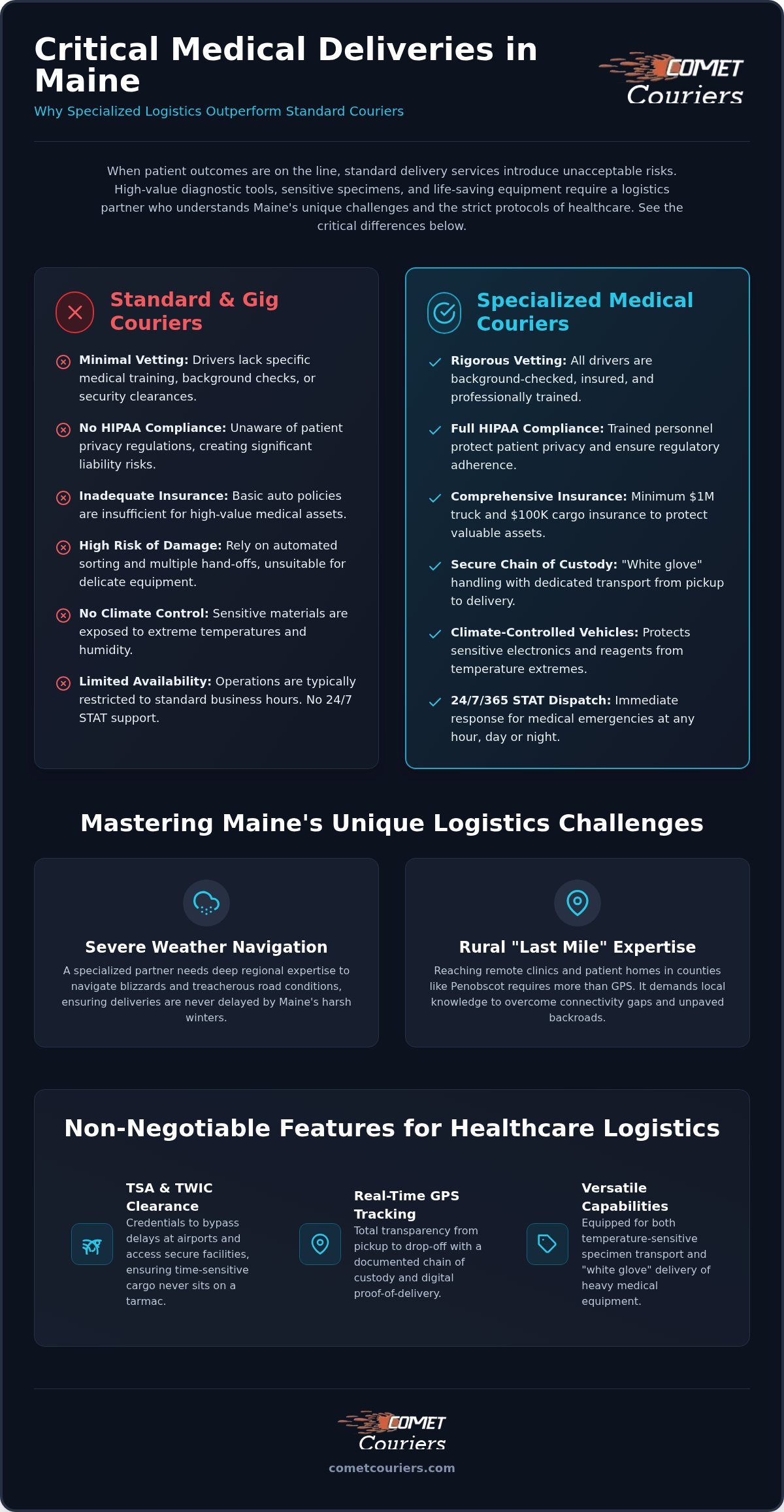 Medical Equipment Delivery in Maine: A Complete Guide to Healthcare Logistics