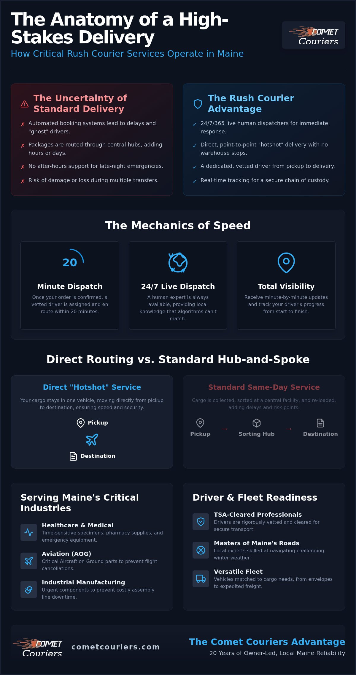 Rush Courier Service Maine: 24/7 Rapid Response & Local Expertise